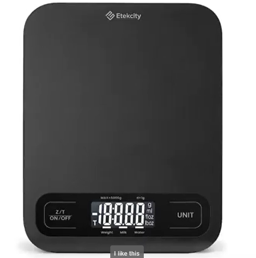 Smart Food Scale, Kitchen Food Scales Digital Weight Grams and Oz with  Nutritional Calculator, Food Weight Scale for Baking, Cooking, Macro  Calorie Counting, Keto, Meal Prep 